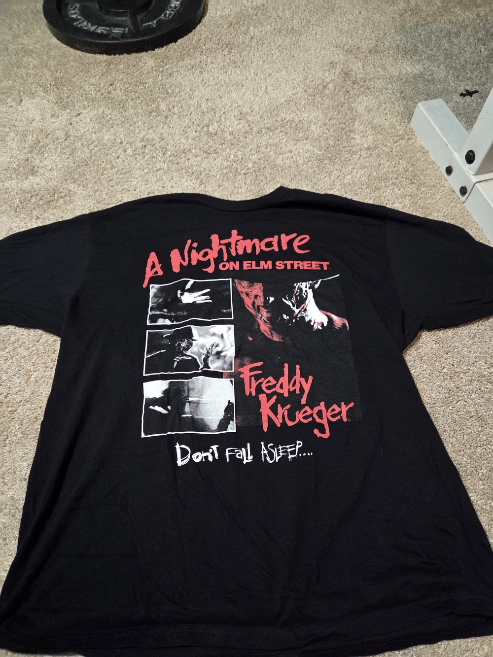 A Nightmare on Elm Street Freddy Krueger Black Graphic Tee